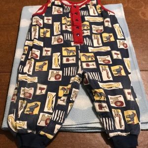 Cotton Brand-“Zoo Animals” Jumper-12 Months
